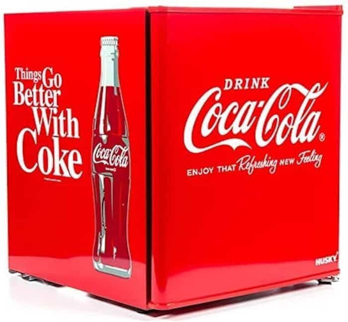 Husky HU0196 42.9L Coca Cola Mini Fridge Drinks Cooler - Image 2