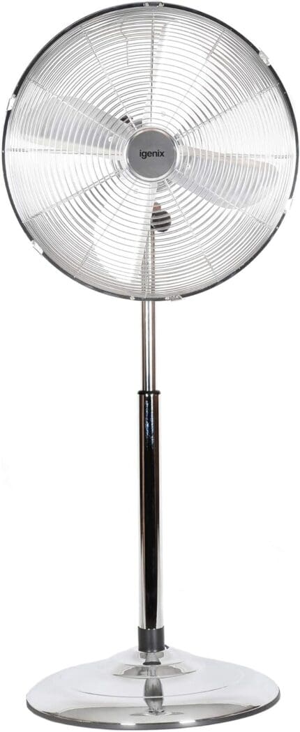 Igenix DF1660 16 Inch Pedestal Fan Chrome