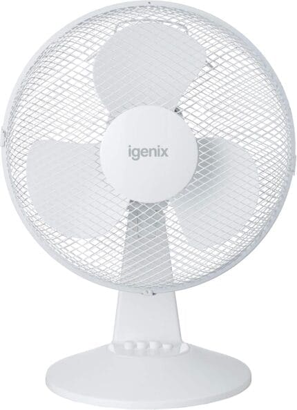 Igenix DF1210 12 Inch Desk Fan White