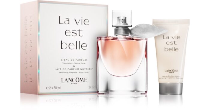 Lancome La Vie Est Belle L'Eau de Parfum Gift Set 50ml Spray + 50ml Body Lotion