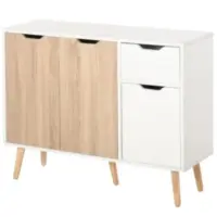 Homcom Storage Cabinet Sideboard with Drawer Bedroom, Living Room, Home Office