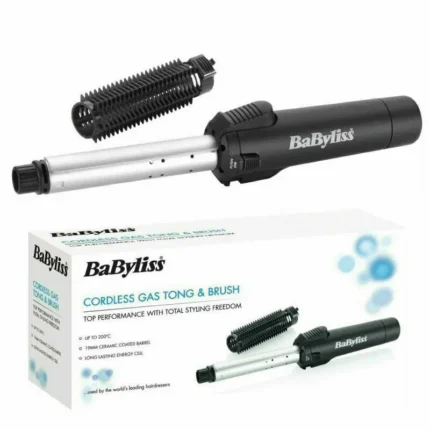 BaByliss 2583BU Hair Tong/Brush Pro Cordless 19mm Beautiful Curls