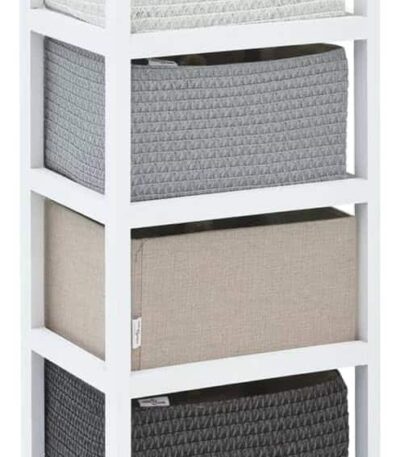 vidaXL Storage Cabinet 4 Drawers Wood: Ample Storage Space