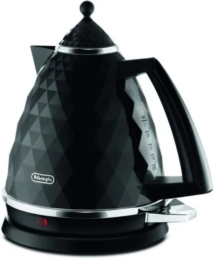 Delonghi KBJ3001 Kettle | Brillante | 360* | 3kW | 1.7L |Black