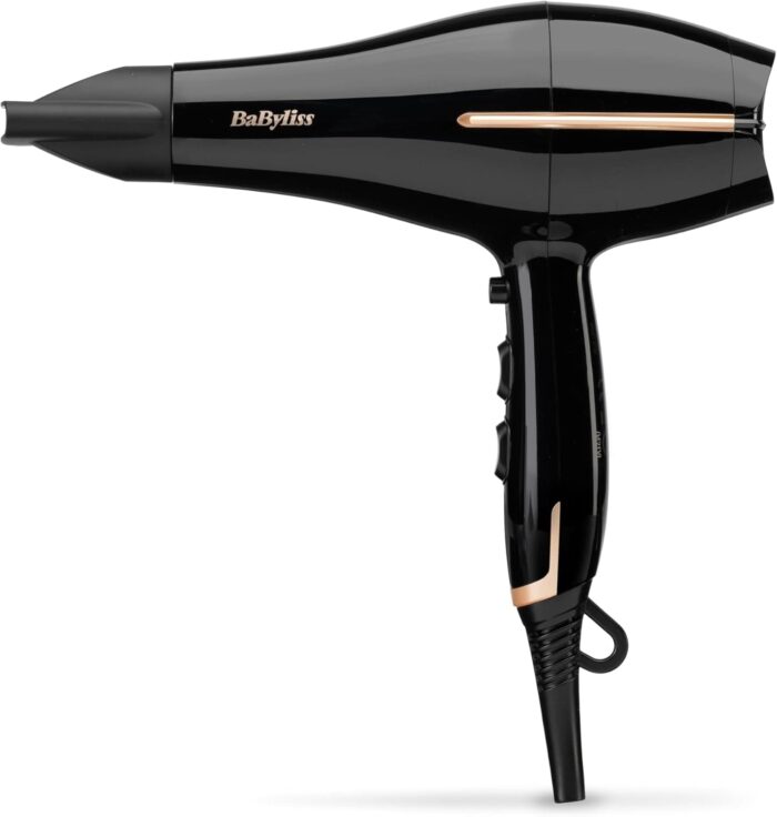 BaByliss 5552U Hairdryer Salon Pro 2200w Ionic Frizz Hair Styling