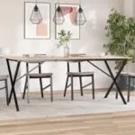 Vidaxl Dining Table Legs X frame 160x80x73 Cm Cast Iron