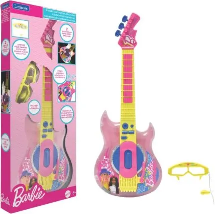 Lexibook K260BB Barbie Electronic Guitar: Fun and Educational Toy for Kids