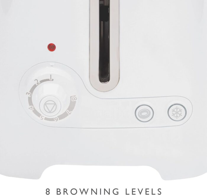 Dualit 2 Slice Lite Toaster White DA4203: Compact and versatile - Image 4