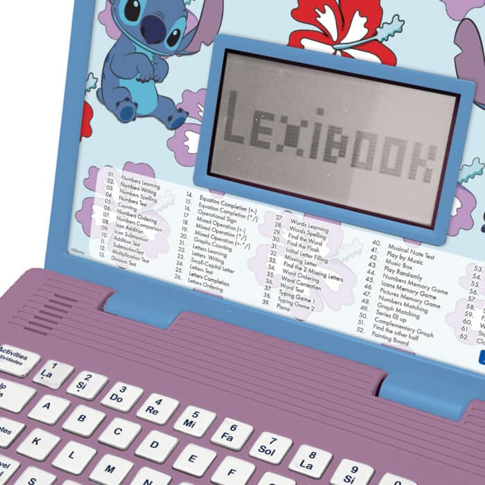 Disney Stitch Bilingual Educational Laptop with 124 Activities - Fun Learning for Kids - Image 5