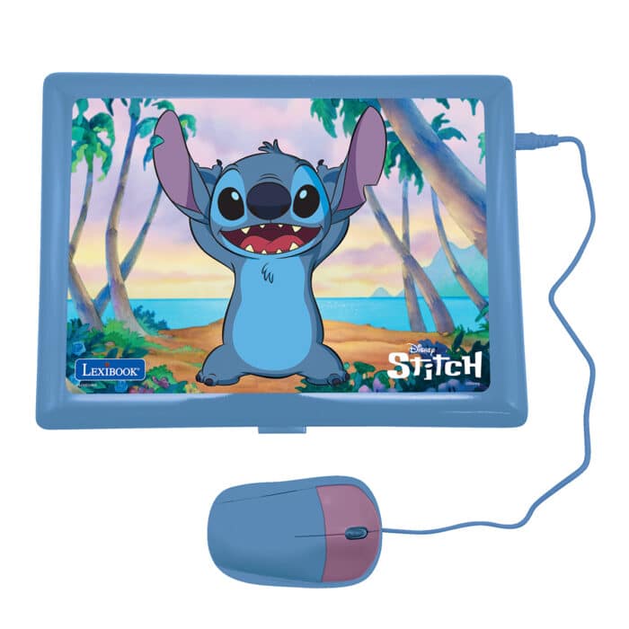 Disney Stitch Bilingual Educational Laptop with 124 Activities - Fun Learning for Kids - Image 2