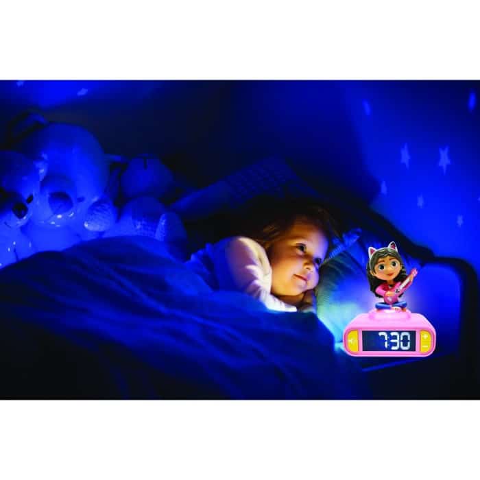 Lexibook RL800GDH 3D Gabby's Dollhouse Children's Clock with Night Light - Fun and Functional Kids Room Decor - Image 3