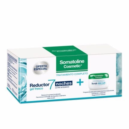 Somatoline Cosmetic 7 Nights Ultra Intensive Slimming Treatment Set 400ml Reducing Body Gel + 350g Sea Salt Body Scrub