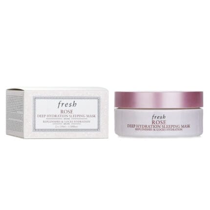 Fresh Rose Deep Hydration Sleeping Mask Replenishes and Locks Hydration 2 x 35ml