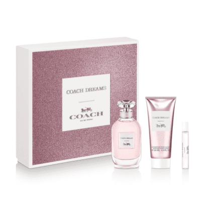 Coach Dreams Gift Set 90ml EDP + 7.5ml EDP + 100ml Body Lotion
