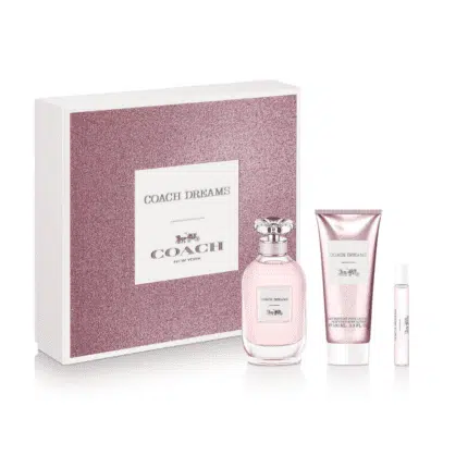 Coach Dreams Gift Set 90ml EDP + 7.5ml EDP + 100ml Body Lotion