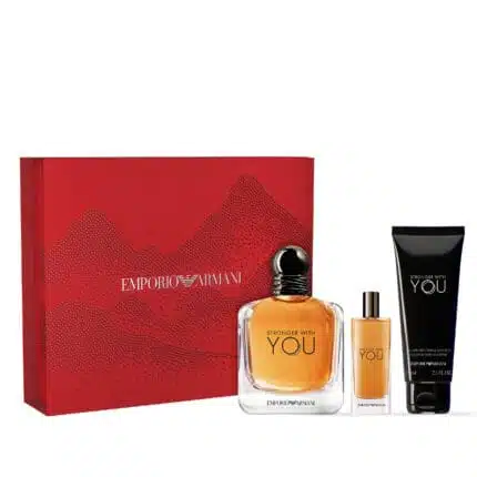 Giorgio Armani Emporio Armani Stronger With You Gift Set 100ml EDT + 15ml EDT + 75ml Shower Gel