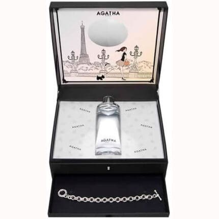 Agatha Paris Un Matin ? Paris Gift Set 100ml EDT Spray + Bracelet (This Gift Set contains:1 x 100ml EDT Spray1 x Bracelet)