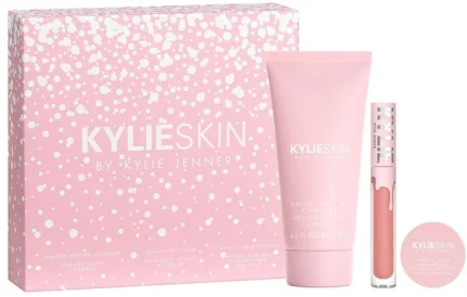 Kylie By Kylie Jenner Kylie Skin Gift Set 120ml Cleanser + 10g Lip Scrub + 3ml Liquid Lipstick