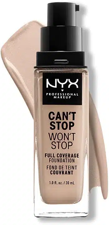NYX Can't Stop Won't Stop Full Coverage 24H Foundation 30ml - Porcelain