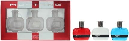 Mustang Gift Set 30ml Red EDT + 30ml White EDT + 30ml Blue EDT