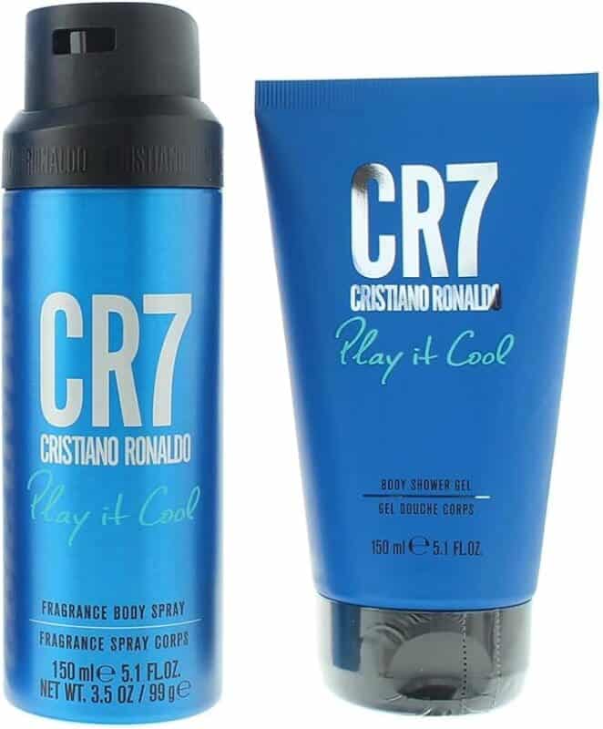 Cristiano Ronaldo CR7 Play It Cool Gift Set 150ml Shower Gel + 150ml Body Spray - Image 2