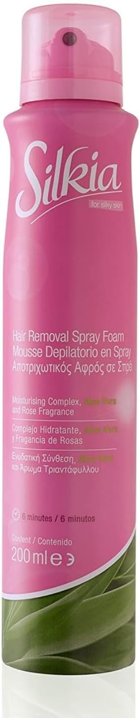 Silkia Hair Removal Spray Foam 200ml