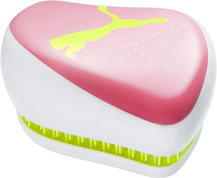 Tangle Teezer X Puma Compact Styler Detangling Hair Brush - Neon Yellow - Image 3
