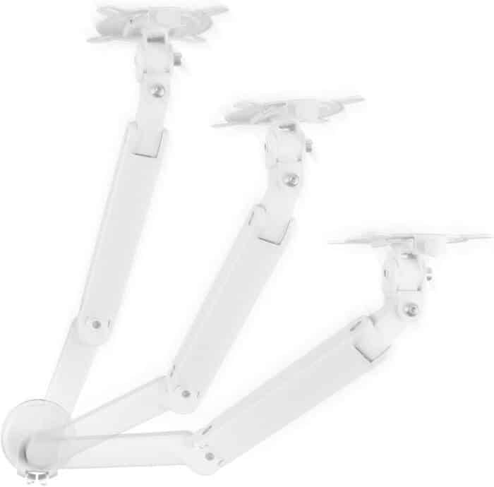 One For All DM4120 Solid Line Single Monitor Mount - White - Image 6