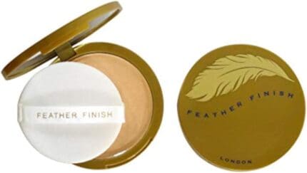 Mayfair Feather Finish Compact Powder with Mirror 10g - 02 Peach