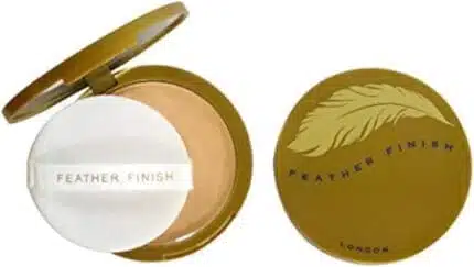 Mayfair Feather Finish Compact Powder with Mirror 10g - 02 Peach