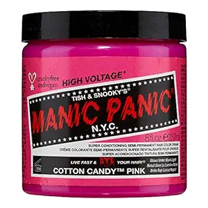 Manic Panic High Voltage Classic Semi-Permanent Hair Colour 118ml - Cotton Candy Pink