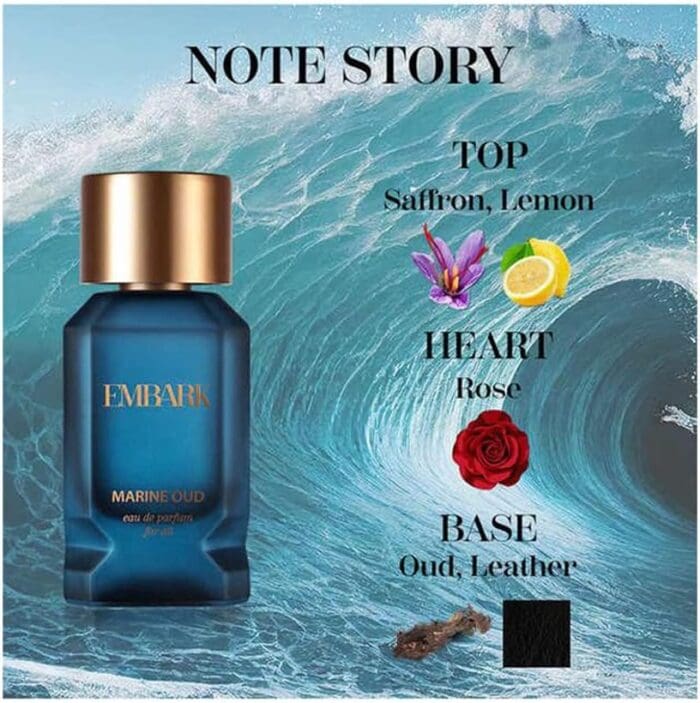 Embark Marine Oud Eau de Parfum 100ml Spray - Image 3