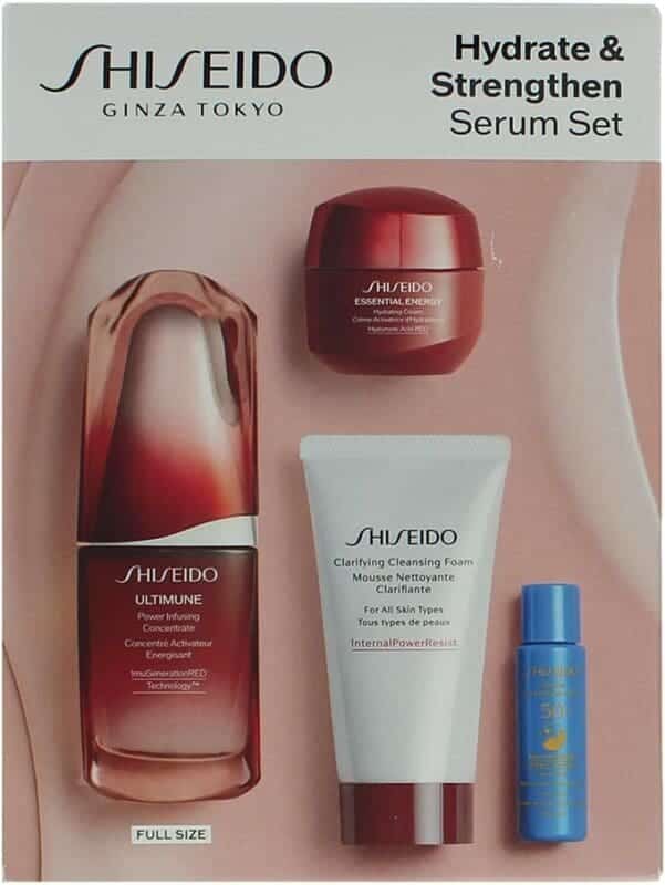 Shiseido Ultimune Hydrates & Strenghten Serum Gift Set 4 Pieces - Image 3