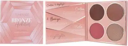 Sunkissed Bronze Architect Palette 7.5g Bronzer + 7.5g Blusher + 7.5g Highlighter + 7.5g Contour