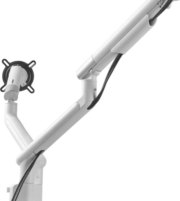 One For All DM7220 Design Line Dual Monitor Mount - White/Silver - Image 6