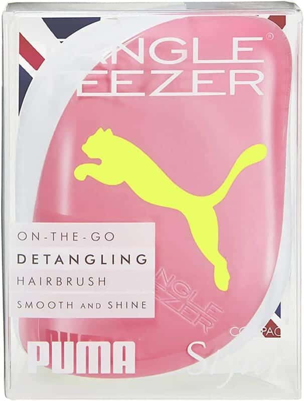 Tangle Teezer X Puma Compact Styler Detangling Hair Brush - Neon Yellow - Image 5