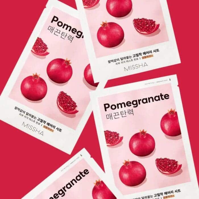 Missha Airy Fit Sheet Mask 19g - Pomegranate - Image 2