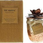 Bali Mantra Camellia Glass Copper Candle 500g - French Vanilla
