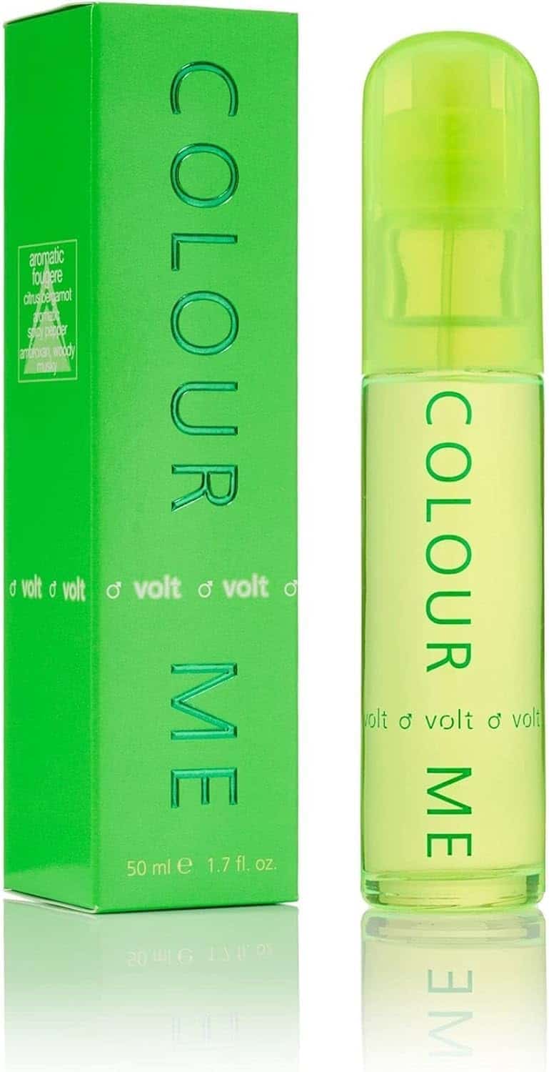 61bIkYfIadL._AC_SL1500_ Milton Lloyd Colour Me Volt Eau de Toilette 50ml Spray - Image 1