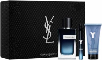 Yves Saint Laurent Y Gift Set 100ml EDT + 10ml EDT + 50ml Shower Gel