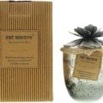 Bali Mantra Camellia Glass Silver Candle 500g - French Vanilla