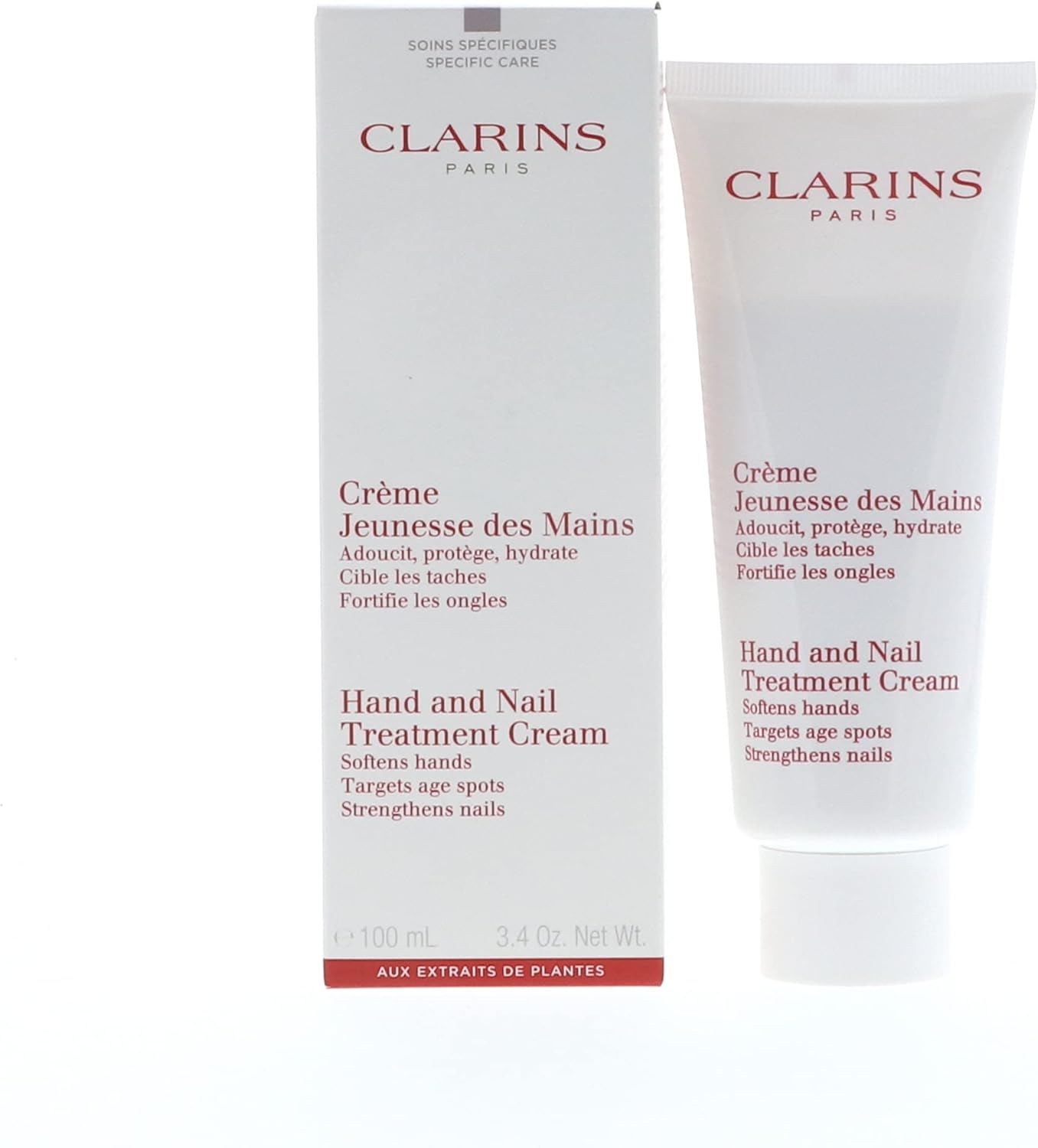61oD7FNuKTL._AC_SL1500_ Clarins Skincare Hand & Nail Treatment Cream 100ml - Image 1