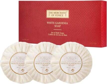 The Merchant of Venice White Gardenia Soap 3 x 100g