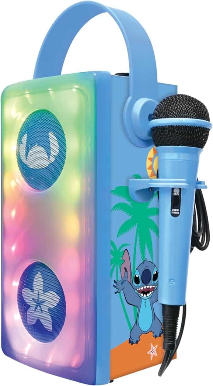 Disney Stitch Luminous Bluetooth Speakers with Lights - Lexibook BTP185DZ - Image 3