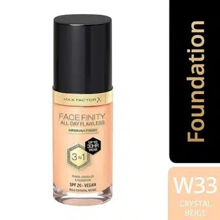 Max Factor Facefinity All Day Flawless 3 in 1 Foundation SPF20 30ml - 64 Rose Gold