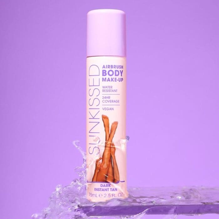 Sunkissed Airbrush Body Make-Up 75ml - Dark - Image 2
