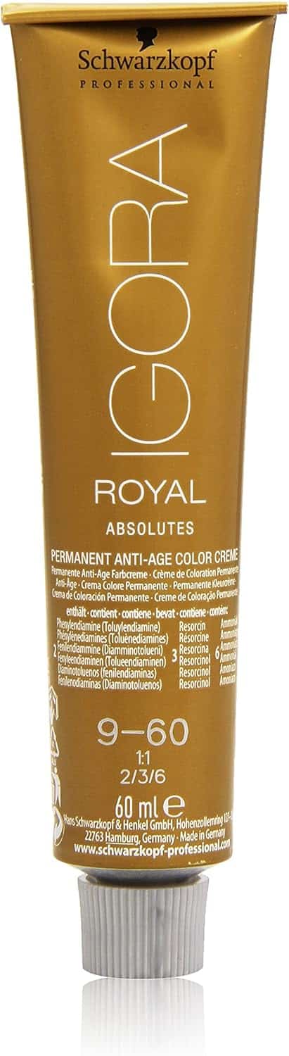 Schwarzkopf Igora Royal Absolutes Anti-Age Permanent Color Creme 60ml - 9-60