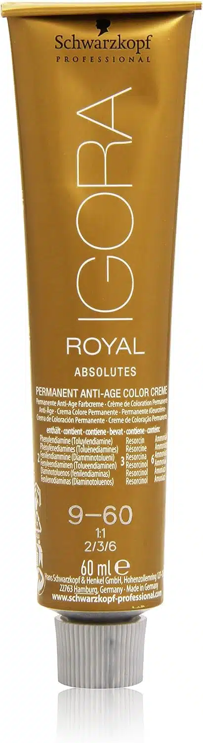 Schwarzkopf Igora Royal Absolutes Anti-Age Permanent Color Creme 60ml - 9-60