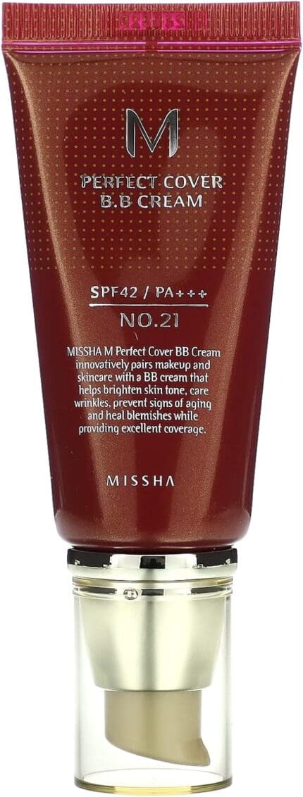 Missha M Perfect Cover BB Cream SPF42 50ml - 21 Light Beige