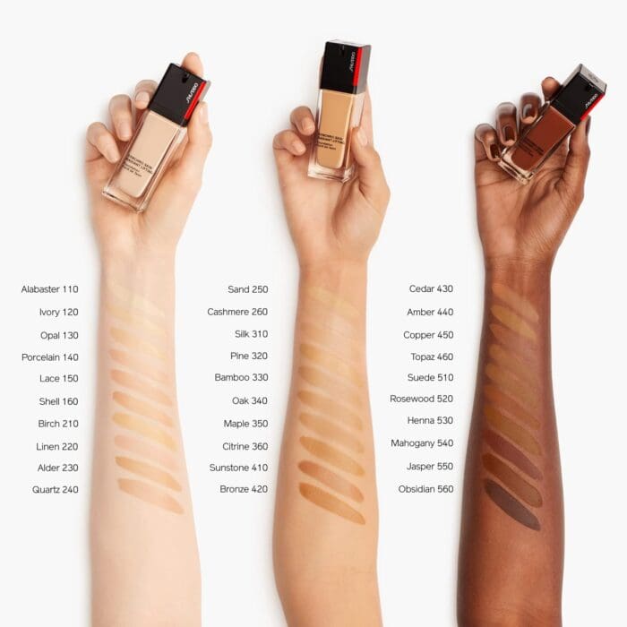 Shiseido Synchro Skin Radiant Lifting Foundation SPF30 30ml - 420 Bronze - Image 4